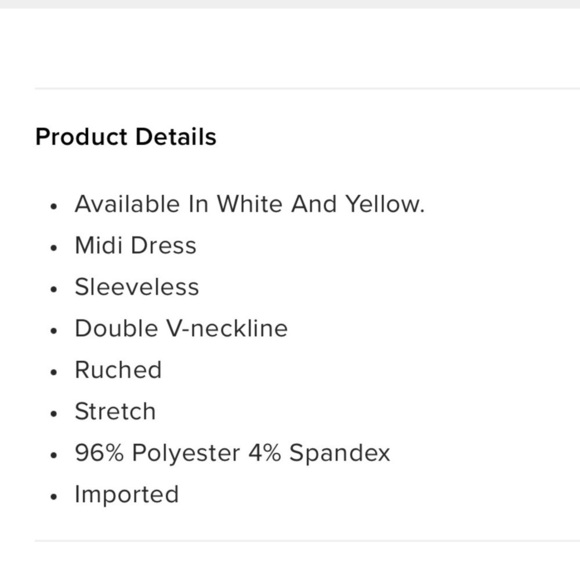 FASHION Nova Yellow Chasing Desire Ruched Midi Dress. Size S, M, L - Picture 5 of 5